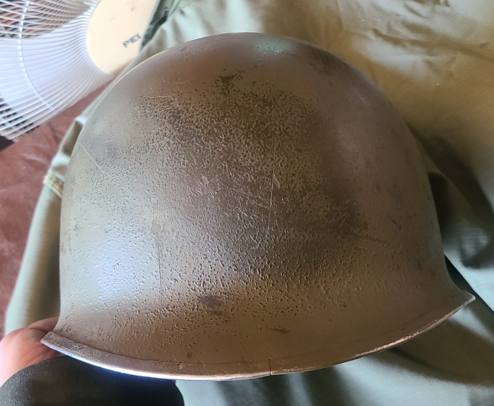 WW2 Fixed Bale Helmet - Original Relic - 220A Early War