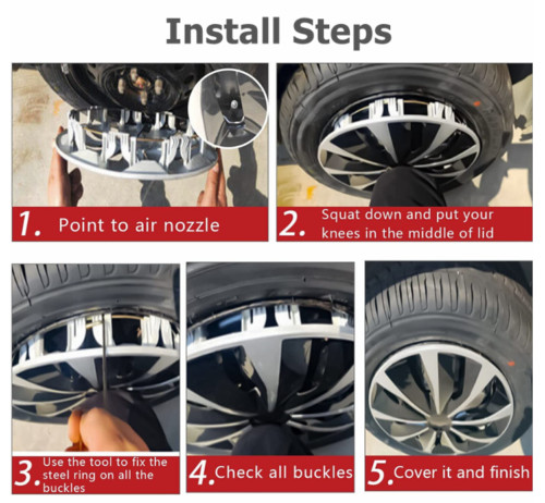 4PCS Hubcap Fits 2016-2019 Honda Civic Wheel Cover 16” 55099 New