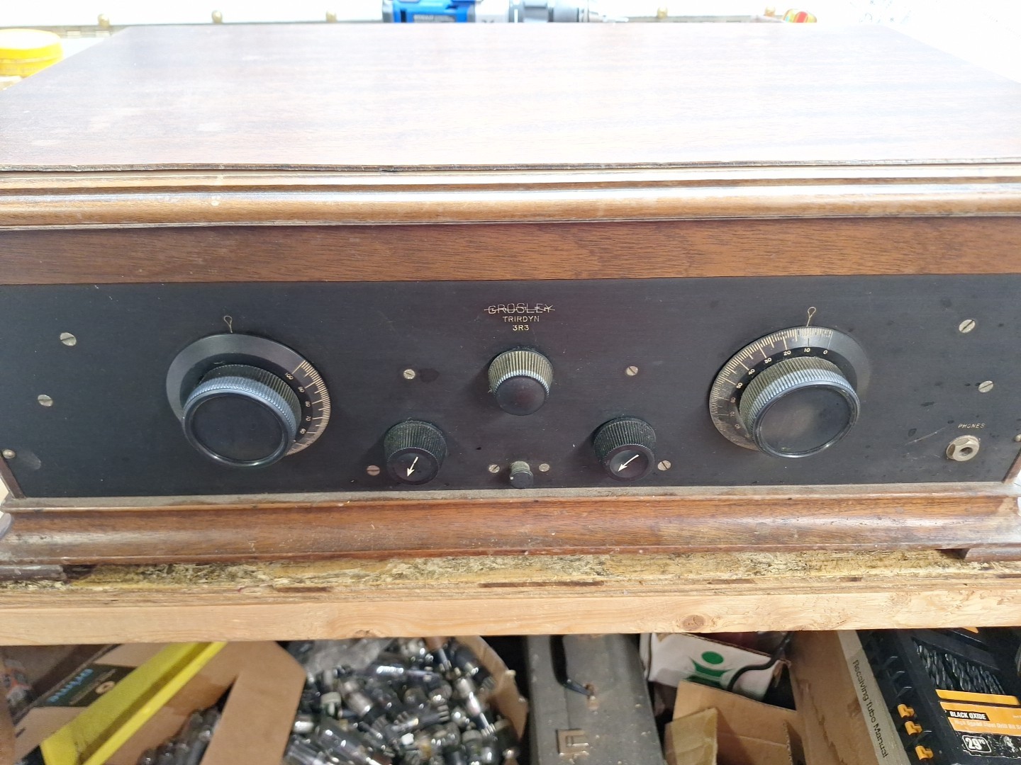 Crosley Trirdyn 3-Tube 3R3 1925 Radio