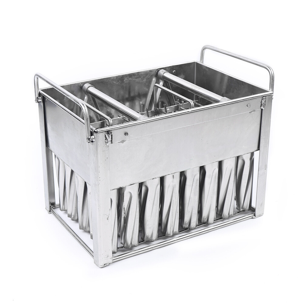 40 Pieces Stainless Steel Molds Ice Lolly Mold Ice Cream Stick Holder Commercial