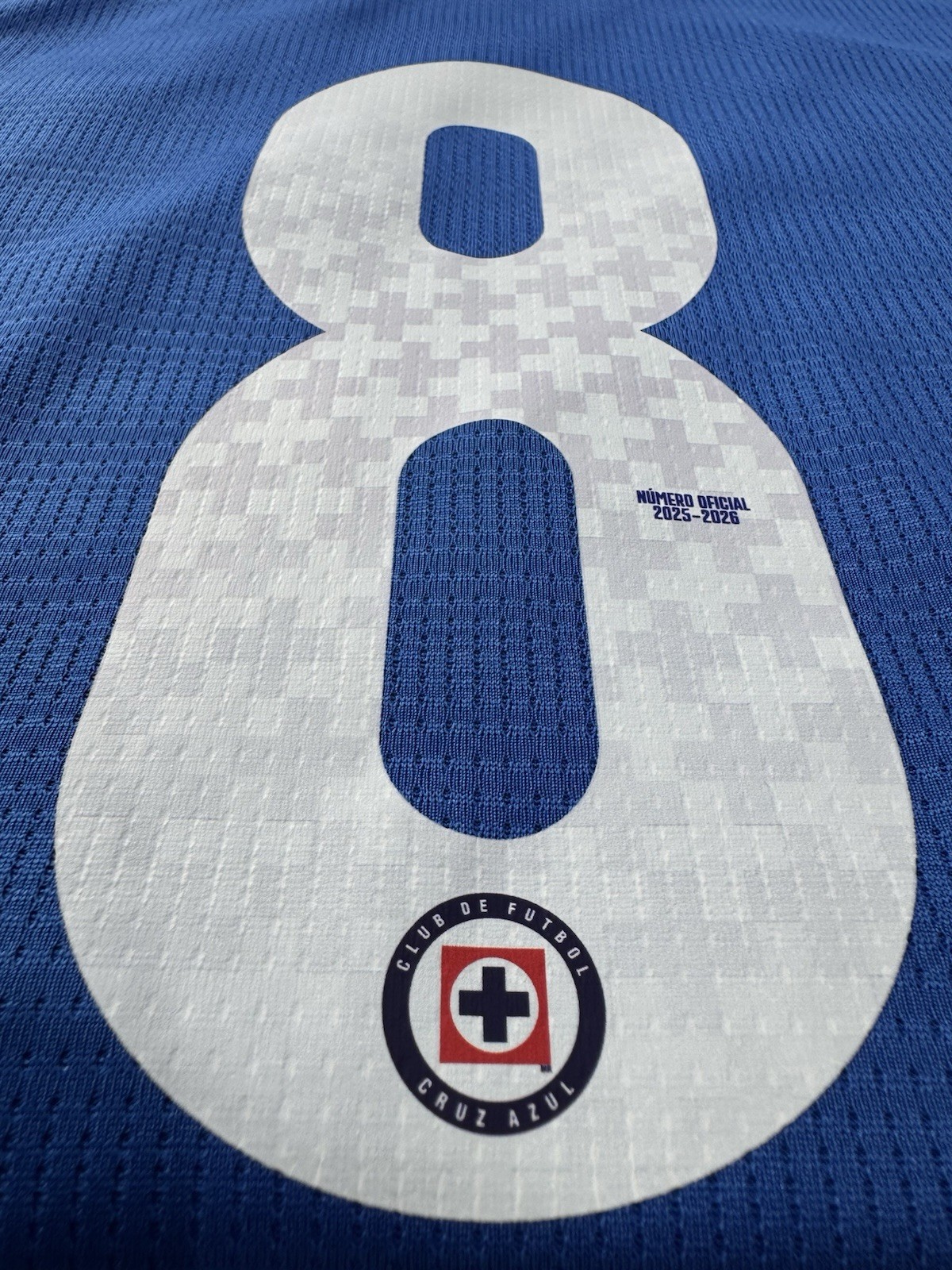 NEW CRUZ AZUL HOME SHIRT PERSONALIZE 2025-2026 LIGA MX PIRMA MEN FOOTBALL