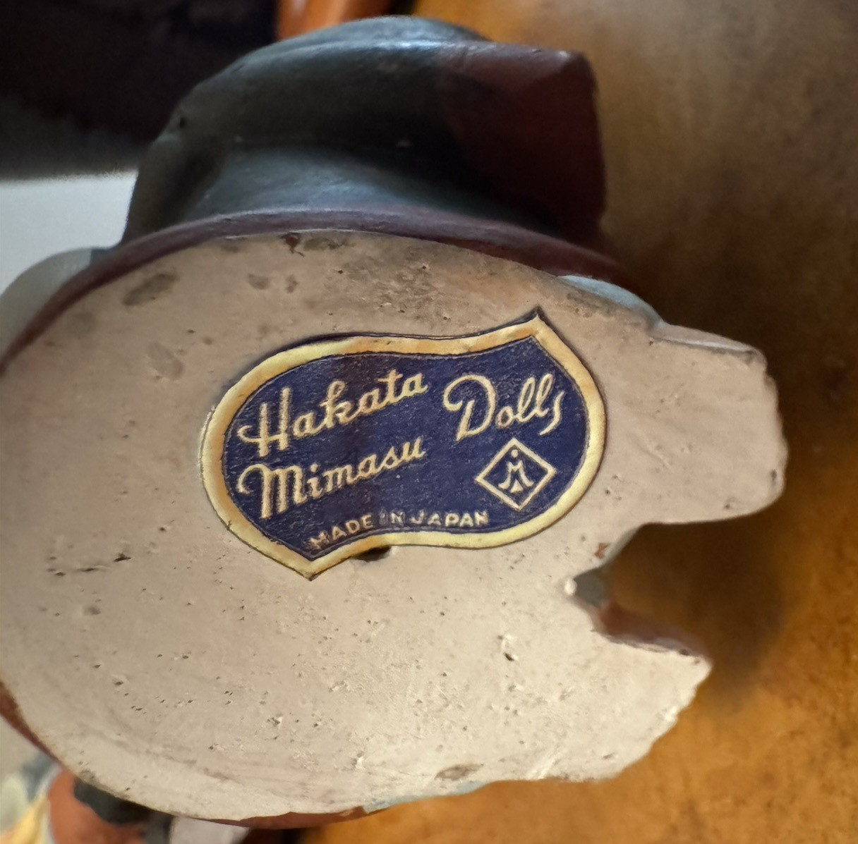 Vintage ~ Hakata Mimasu Dolls ~ Japanese 7 Lucky Gods ~ Porcelain 4 1/2" Figures