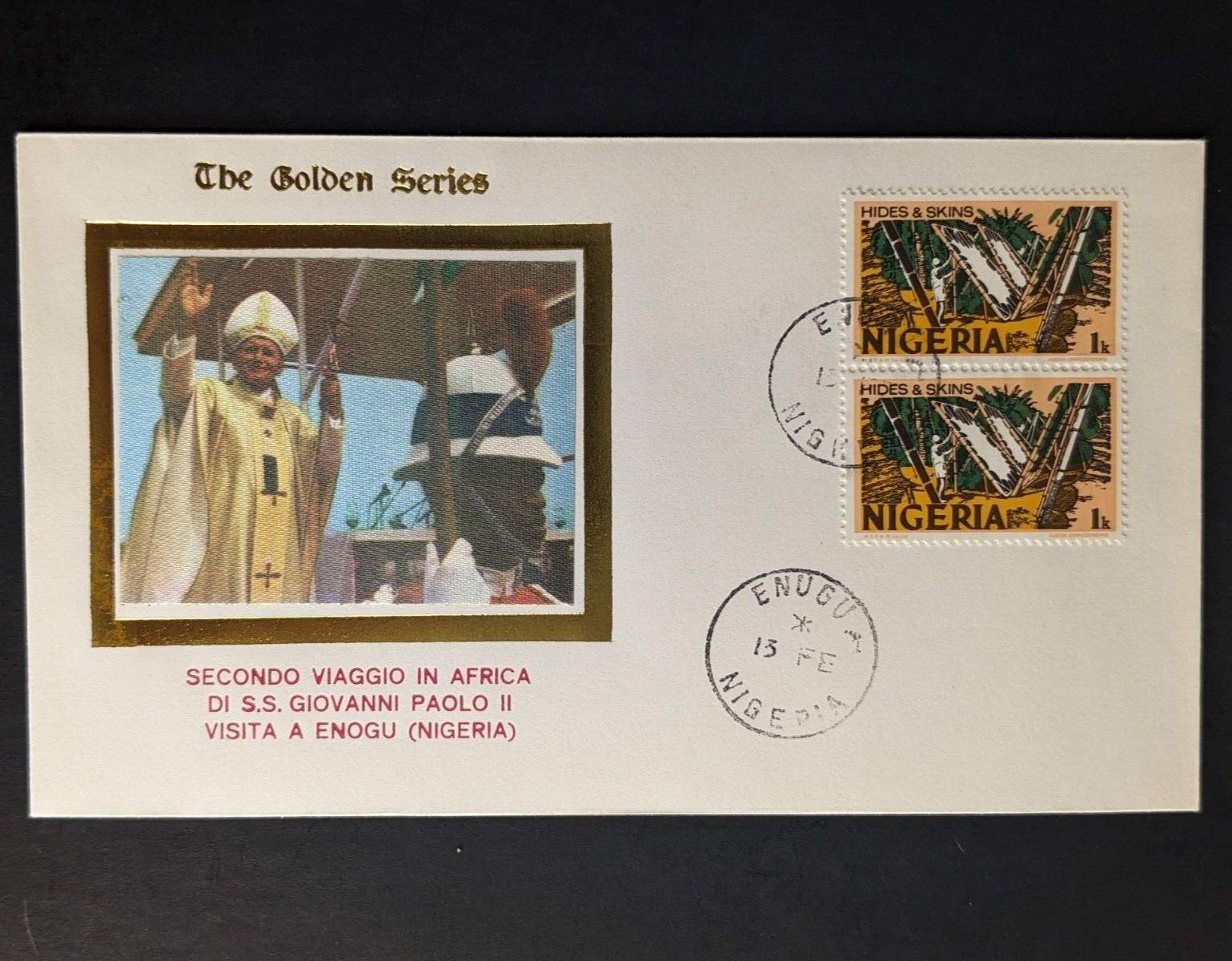 Pope John Paul II, The Golden Series Trip to Africa Nigeria Benin 11 Covers Plus