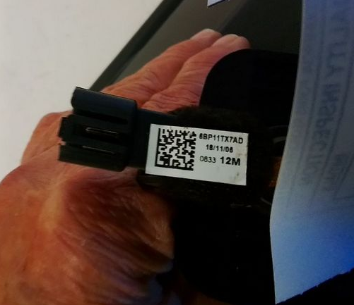 2019-2023 Dodge Ram 1500 Right Passenger Side Sun Visor Illumination Black OEM