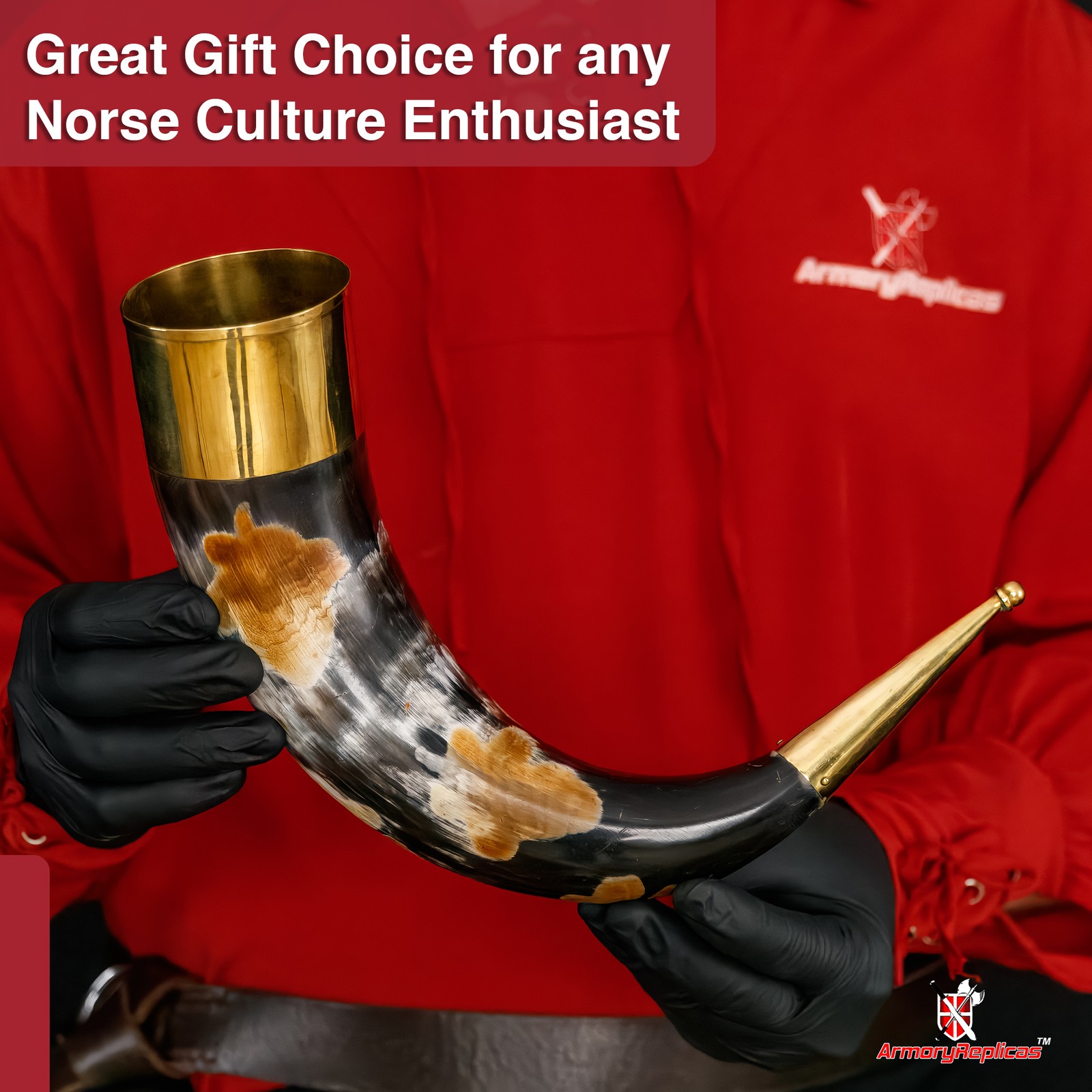 Horn of the Damned" Viking Drinking Horn - 15-20oz Handmade Natural Mug