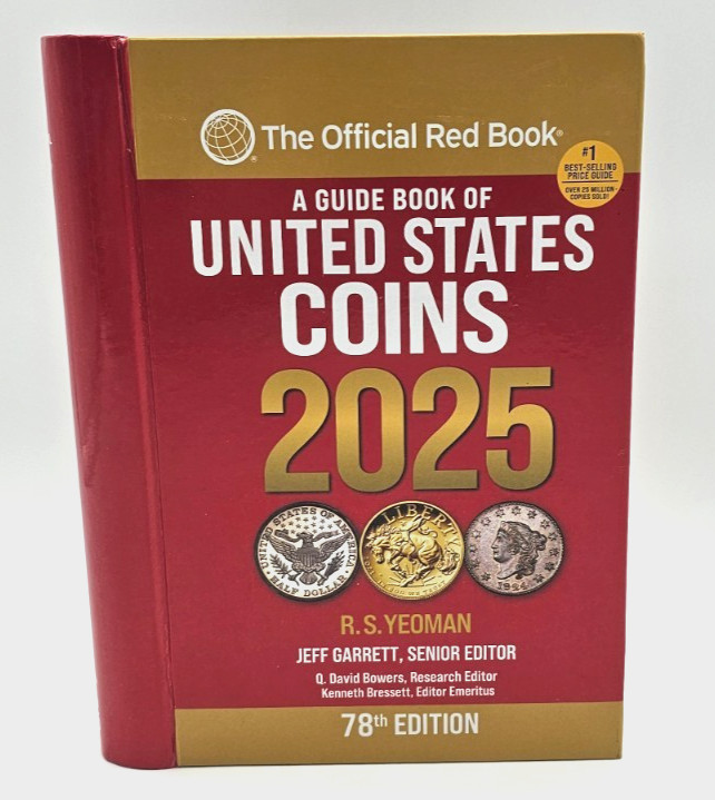 The Official Red Book - 2025 Guide Book of United States Coins Hidden Spiral