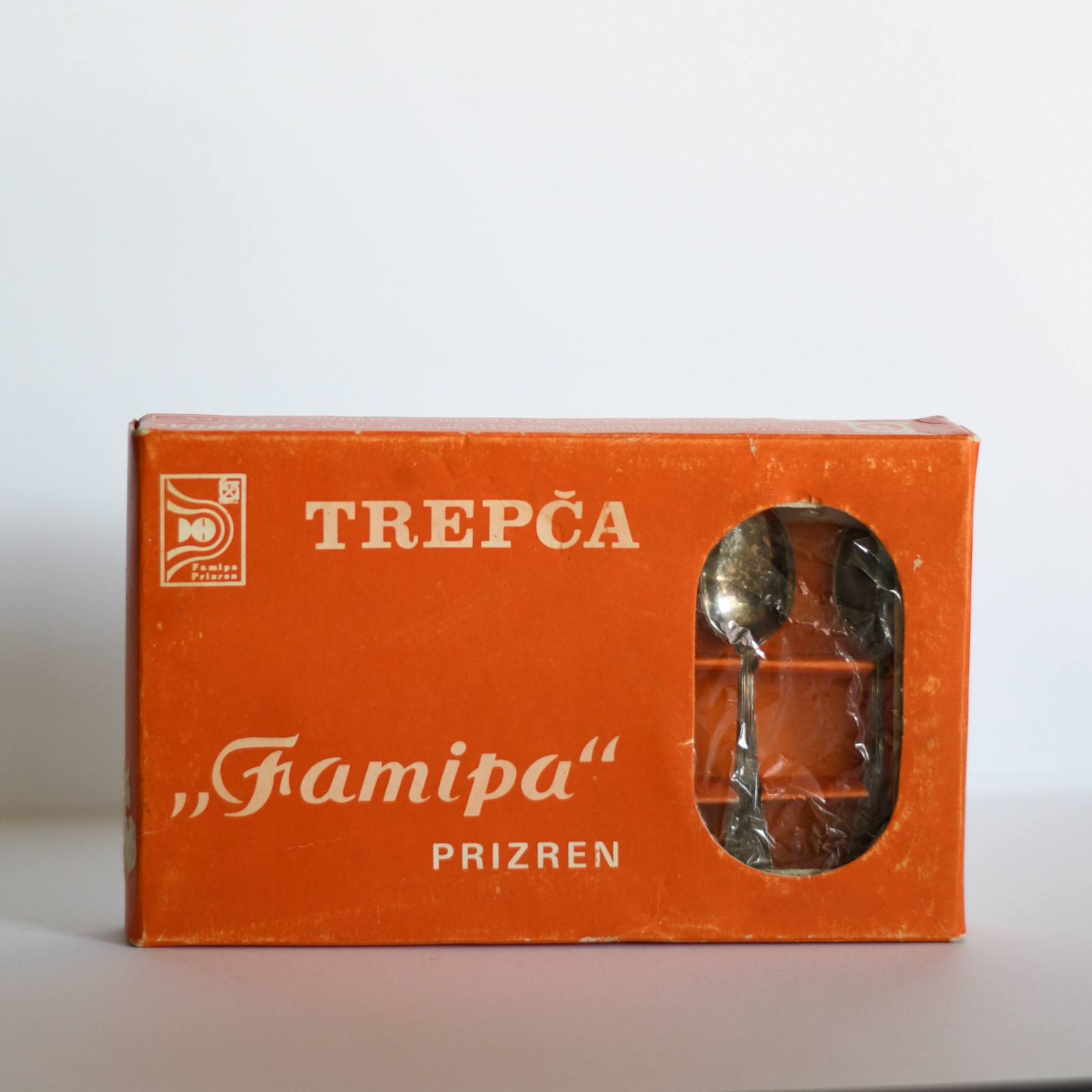 Vintage Famipa “Trepča” Teaspoons Set – Prizren – Original Box