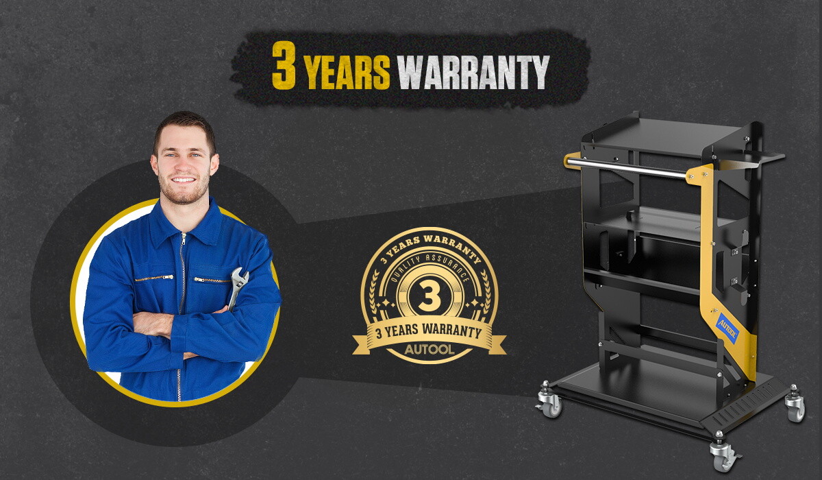 Car Sevice Tool Cart Mechanic Garage Multi-layer Storage Rolling Utility Cart