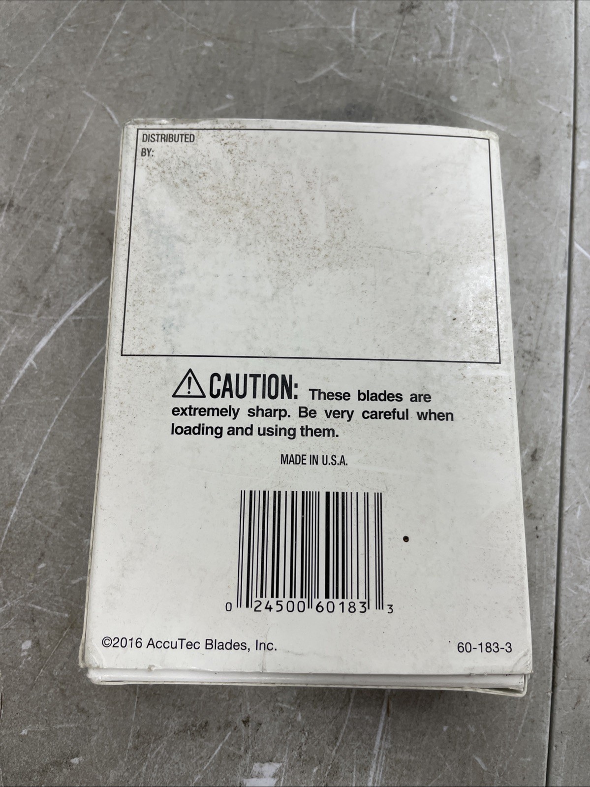 AccuTec Personna Blade, 60-0183, Poultry Blade, 2.875" - 48500 Case Of 150