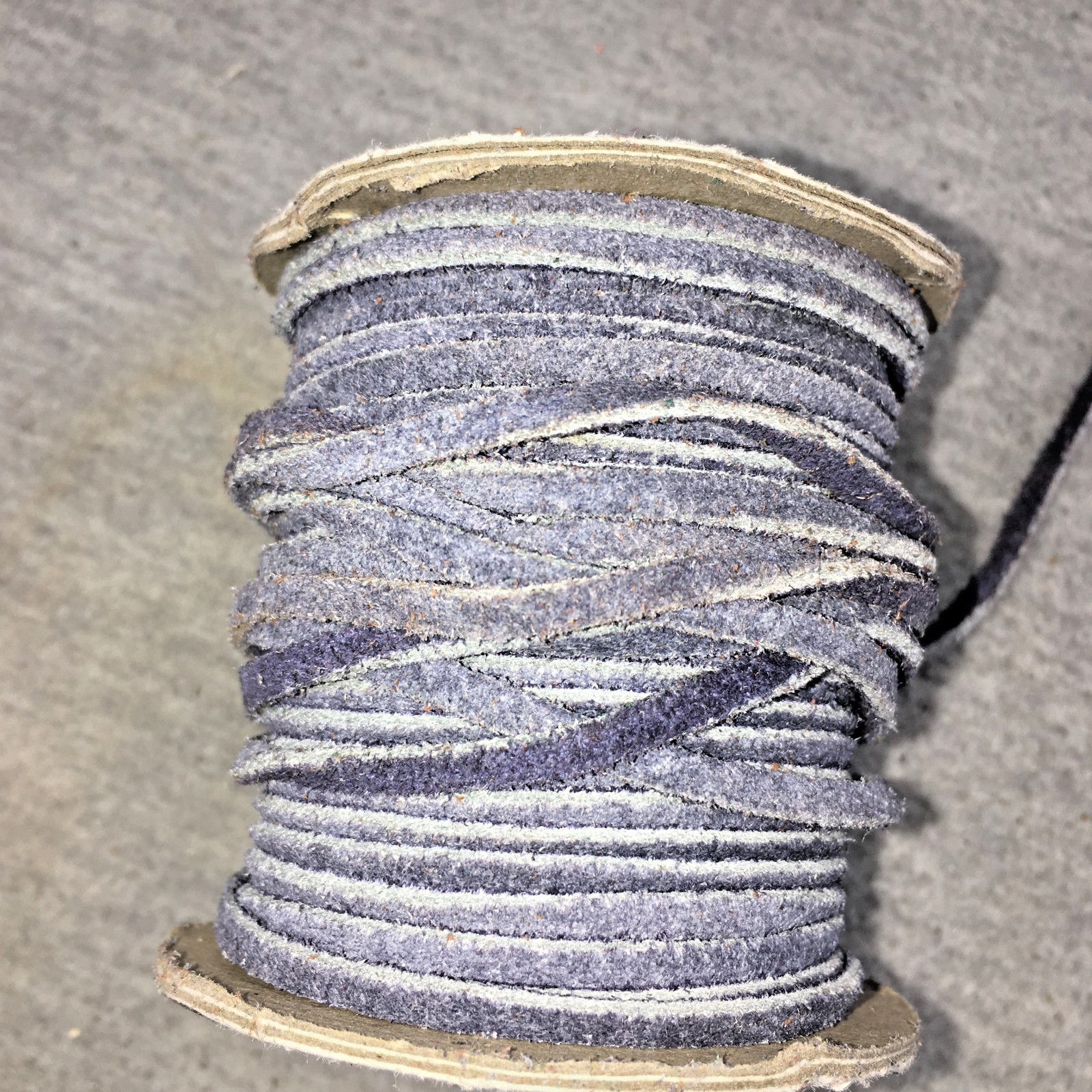 Suede Lace 1/8" x 25yd Spool Craft Leather Lace Various Colors LOT OF 6