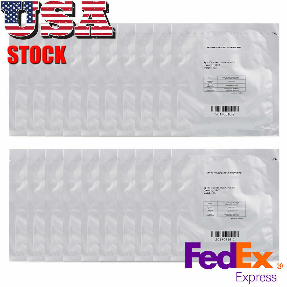 10-100PCS S/M/L Antifreeze Membrane Cryo Pad For Cold Lipolysis Machine US Stock