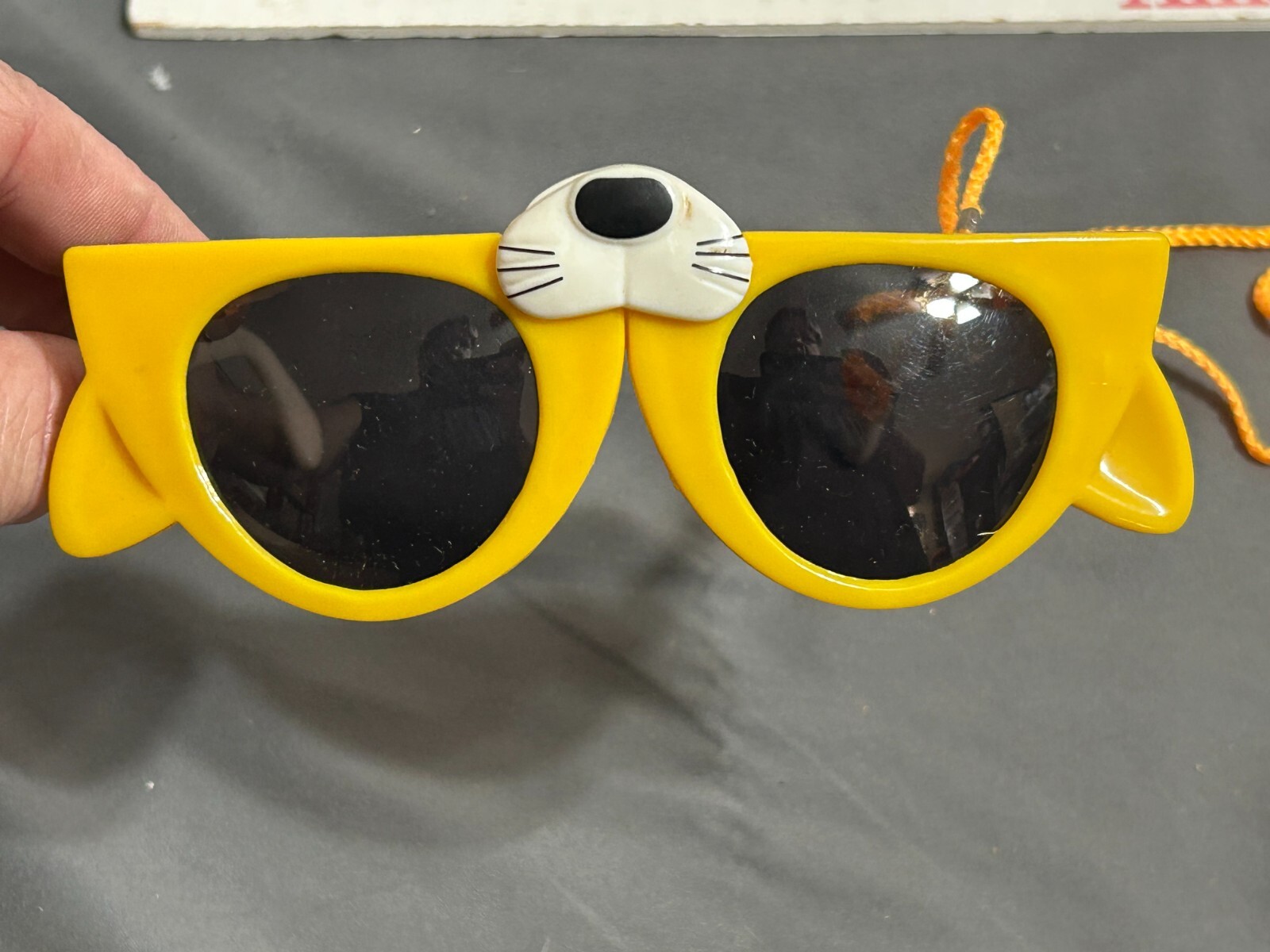 1980s JAK PAK Novelty CAT KITTY kitten Child KIDS Sunglasses Folding CHOOSE ONE