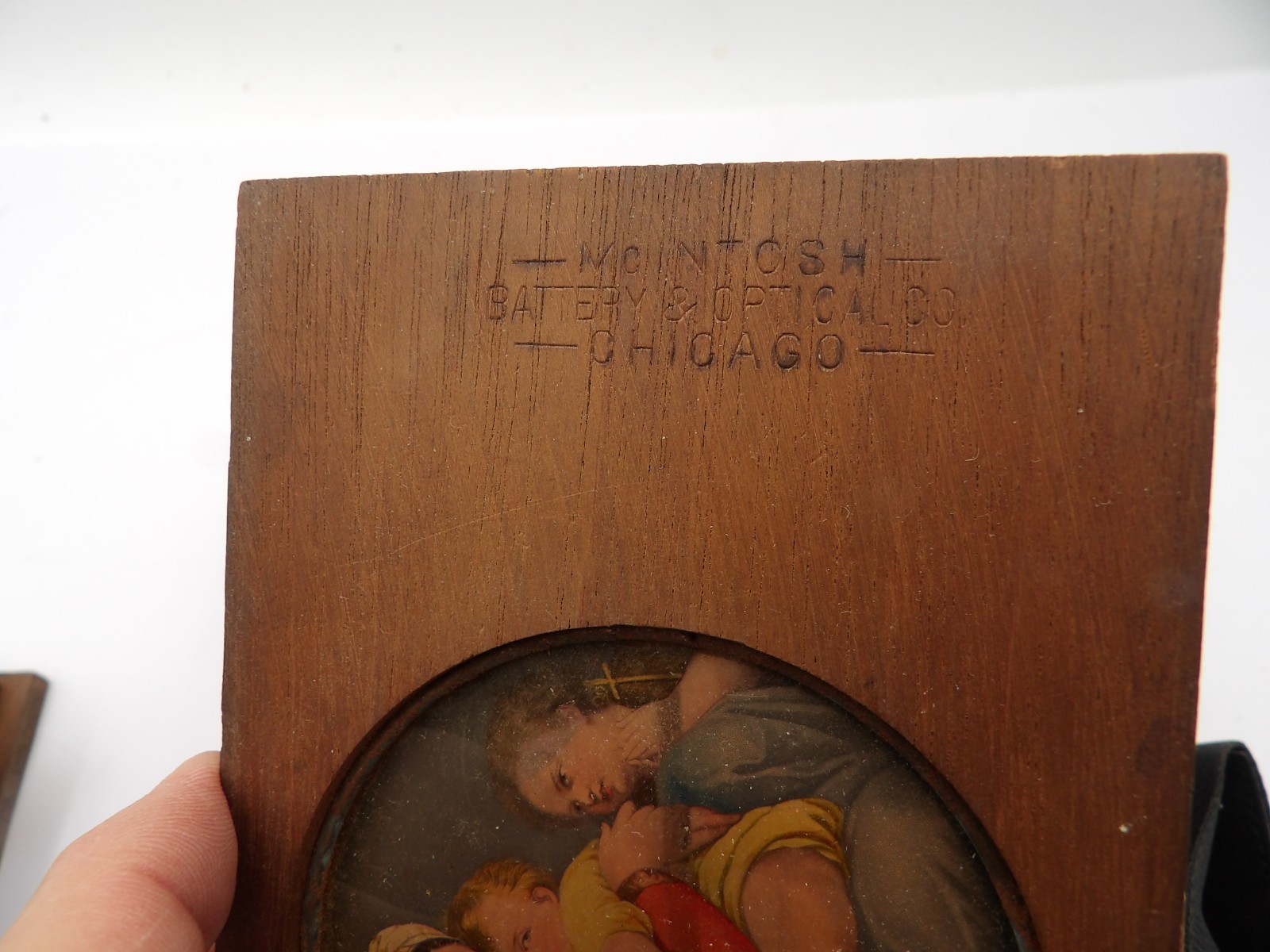 20 Magic Lantern 4x7 Wood Slides Christian Scenes