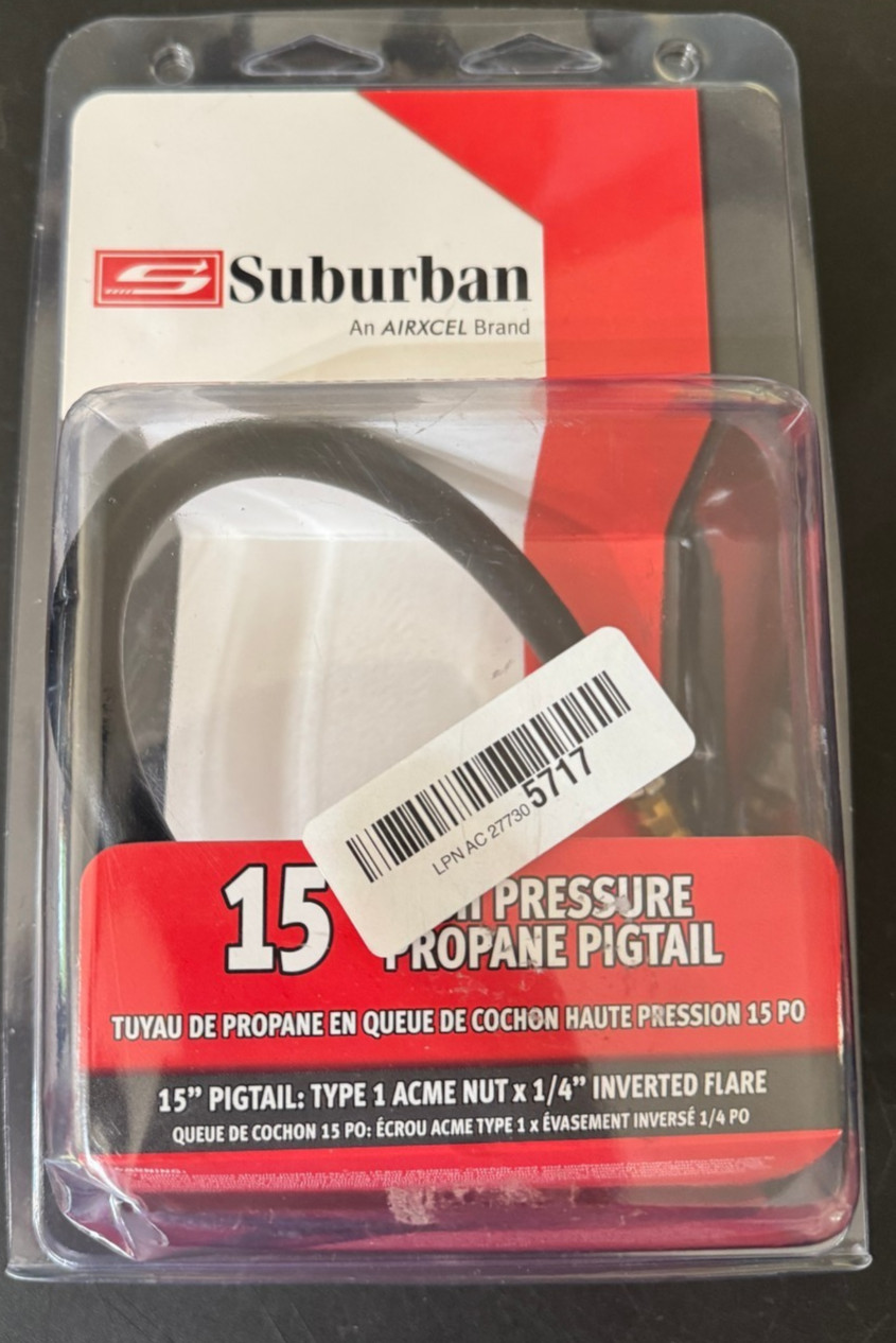 Suburban LP-PT15M 15-Inch Pigtail