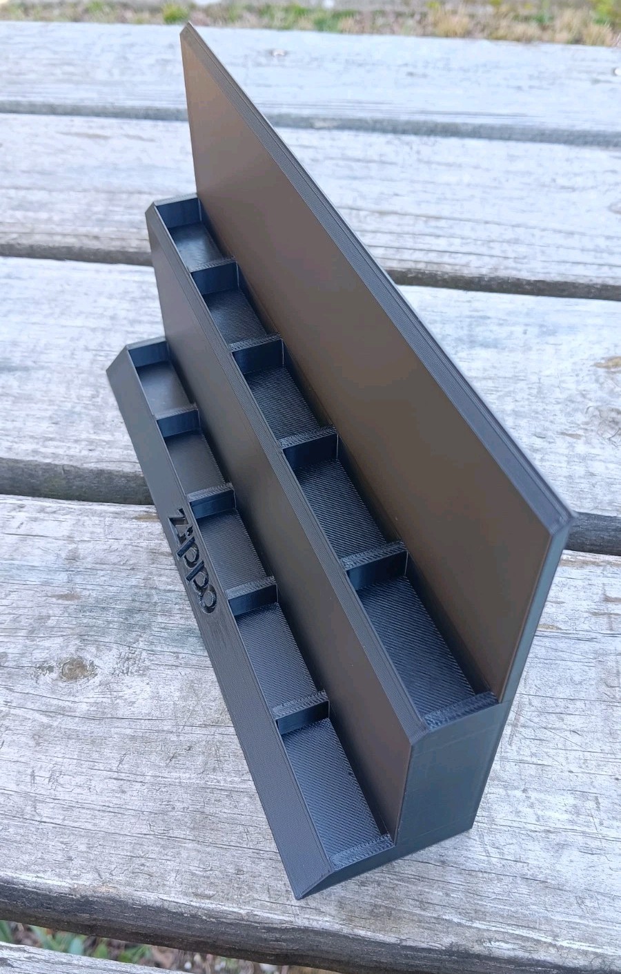 Zippo Lighter Display Stand - Holds 10 Lighters