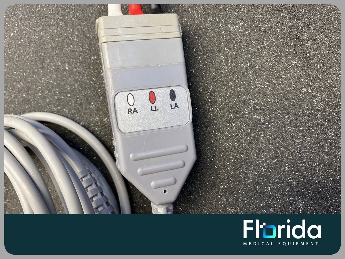 TRUNK CABLE, ECG, ONE-PIECE, PHILIPS 6-PIN TO 3-LEAD PINCH/GRABBER, 108"