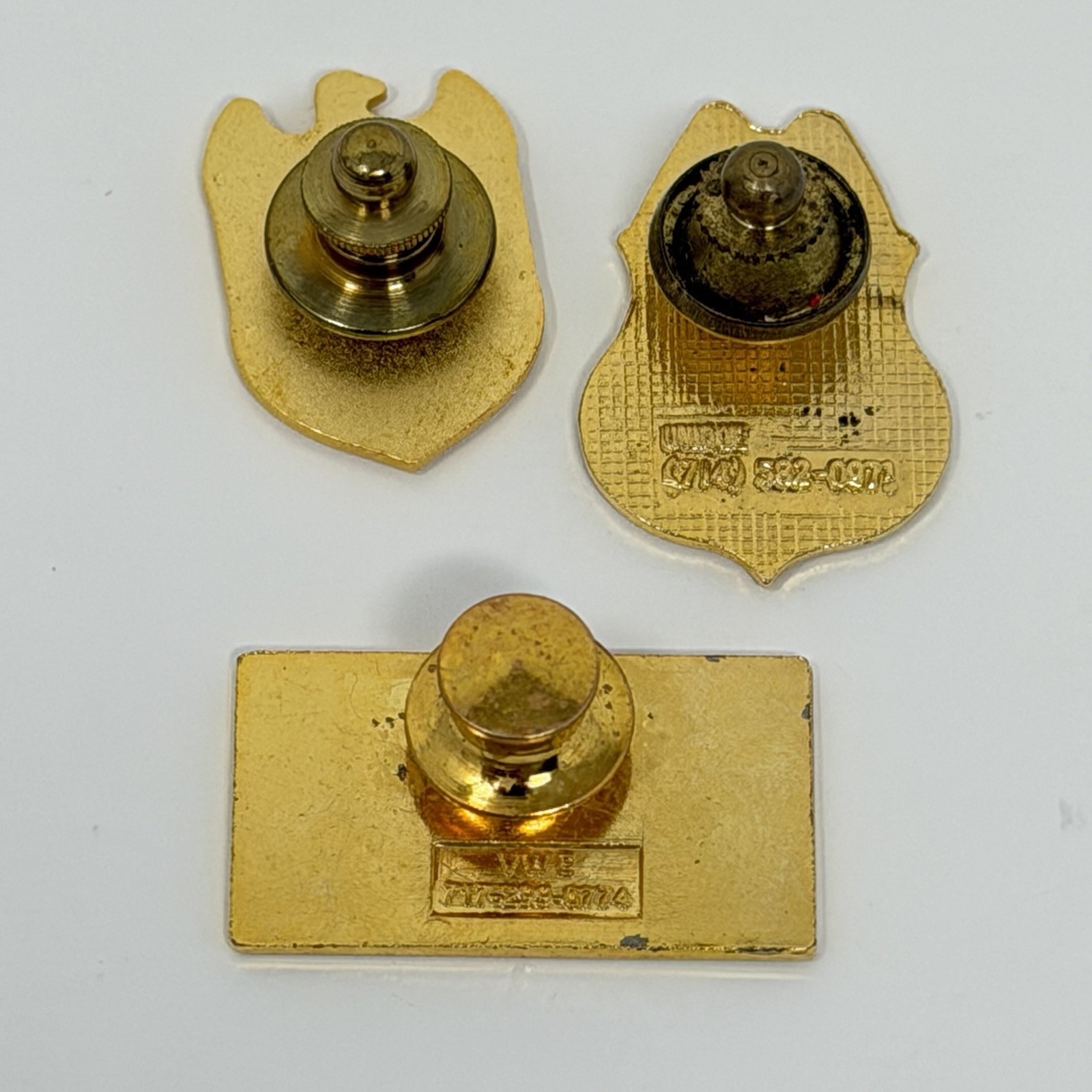 US Special Agent Naval US Customs Dept Of Treasury Secret Service Pins Lot Of 3