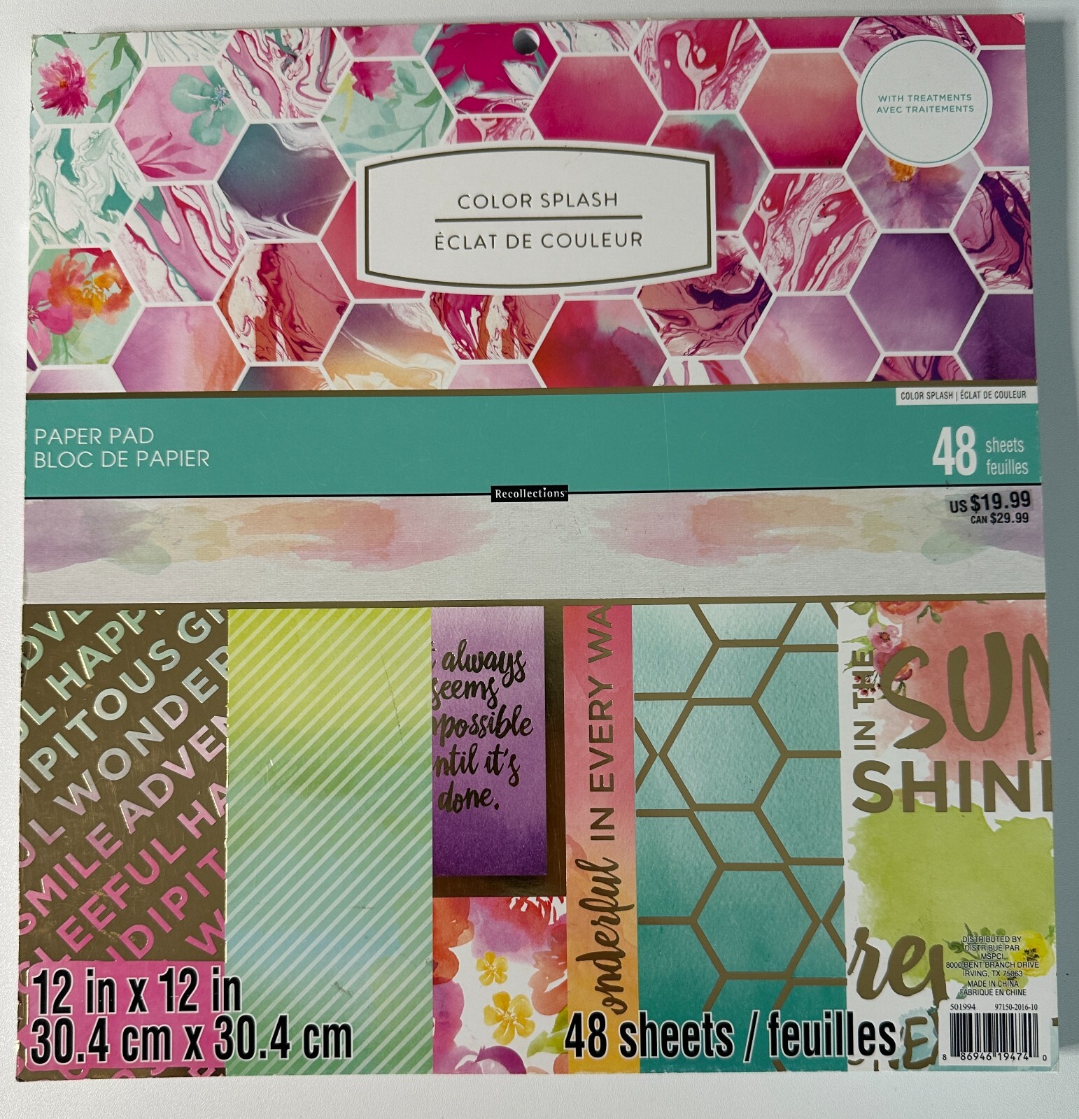 Recollections 12 x 12 Paper Pad Multiple Variations-You Choose