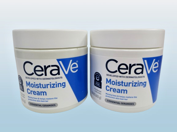 CERAVE MOISTURIZING CREAM FACE & BODY NORMAL TO DRY SKIN 16 OZ NWOB 2PC