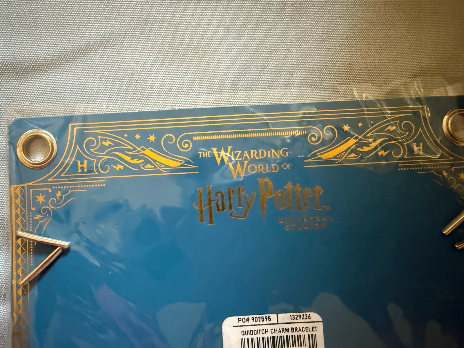 Universal Wizarding World Harry Potter Charm Bracelet Set Quidditch Snitch Broom