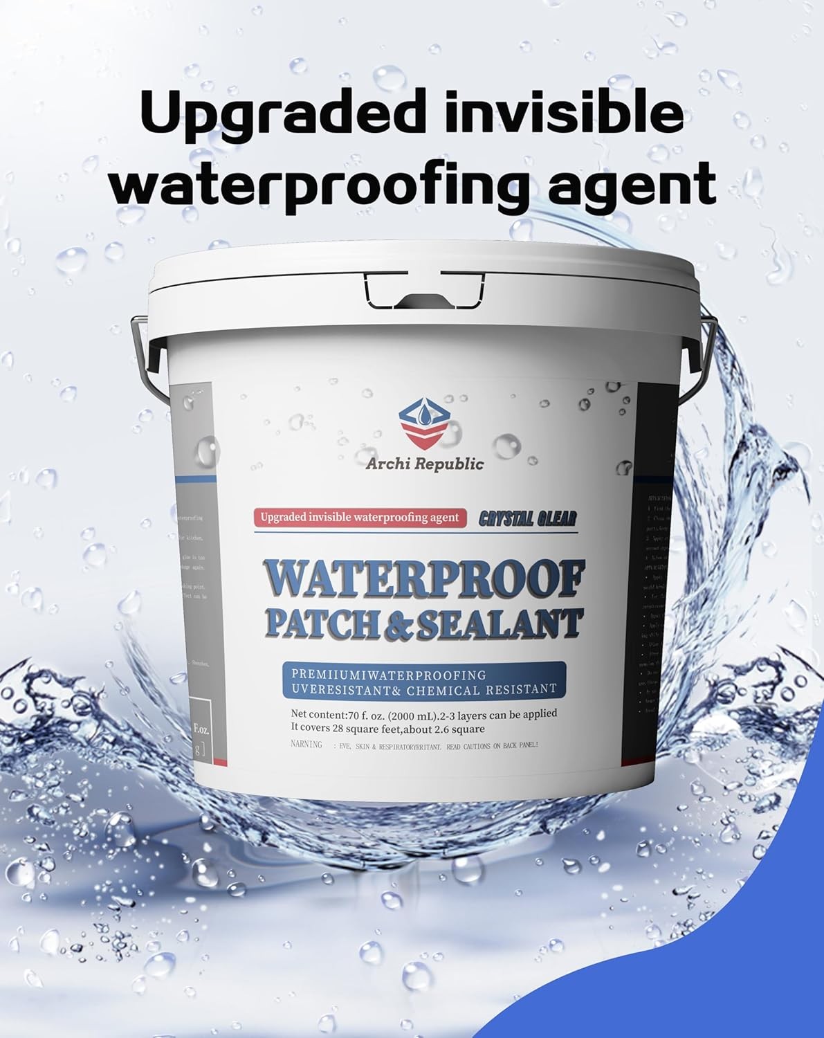 Archi Republic Clear Waterproofer - Highly Effective Waterproofing Coating That