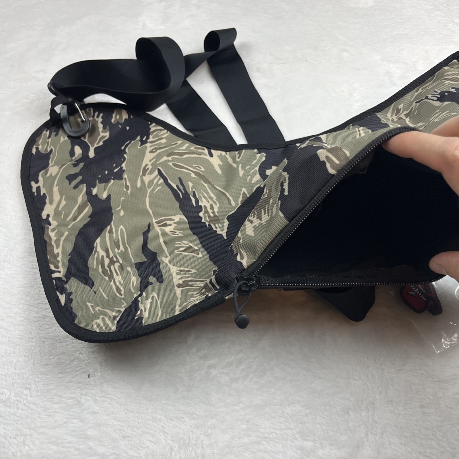 5.11 Tactical The Ultimate Stocking W/ Shark Patch Tiger Camo Sling Bag