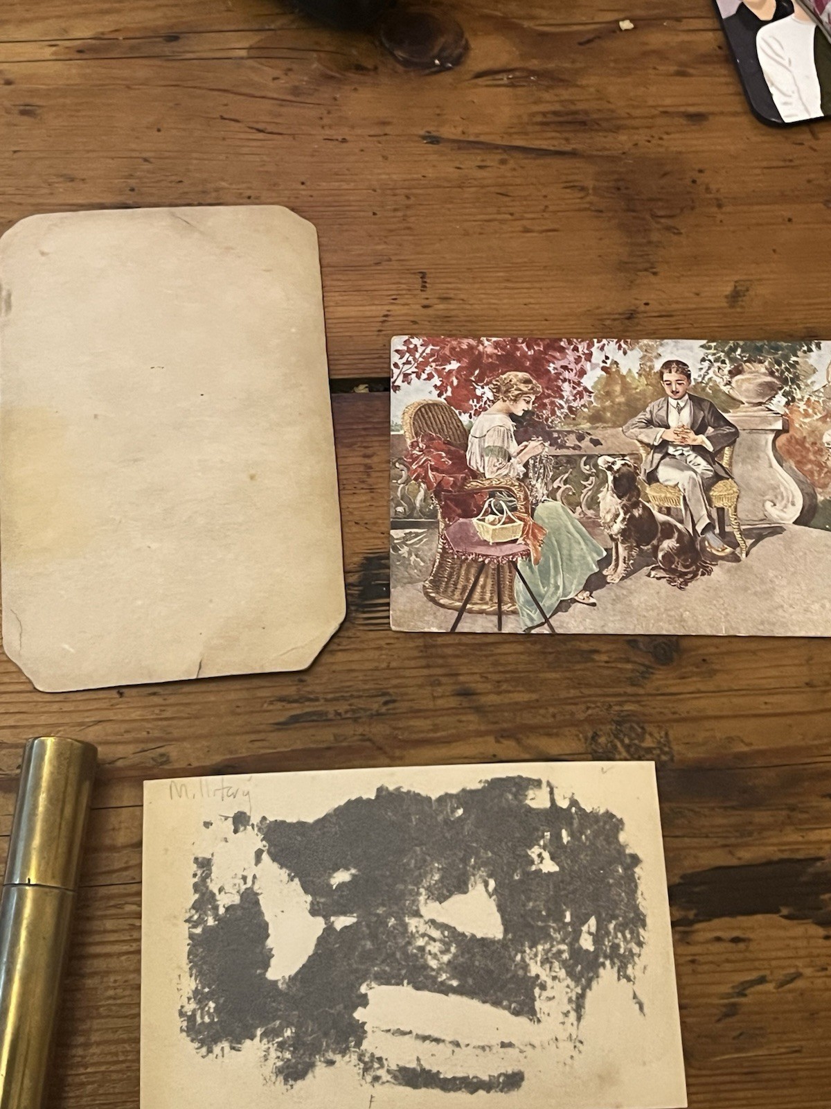 Original Rare WW1 Collection Photographs Trench Art Lighter Kitchener Matchbox