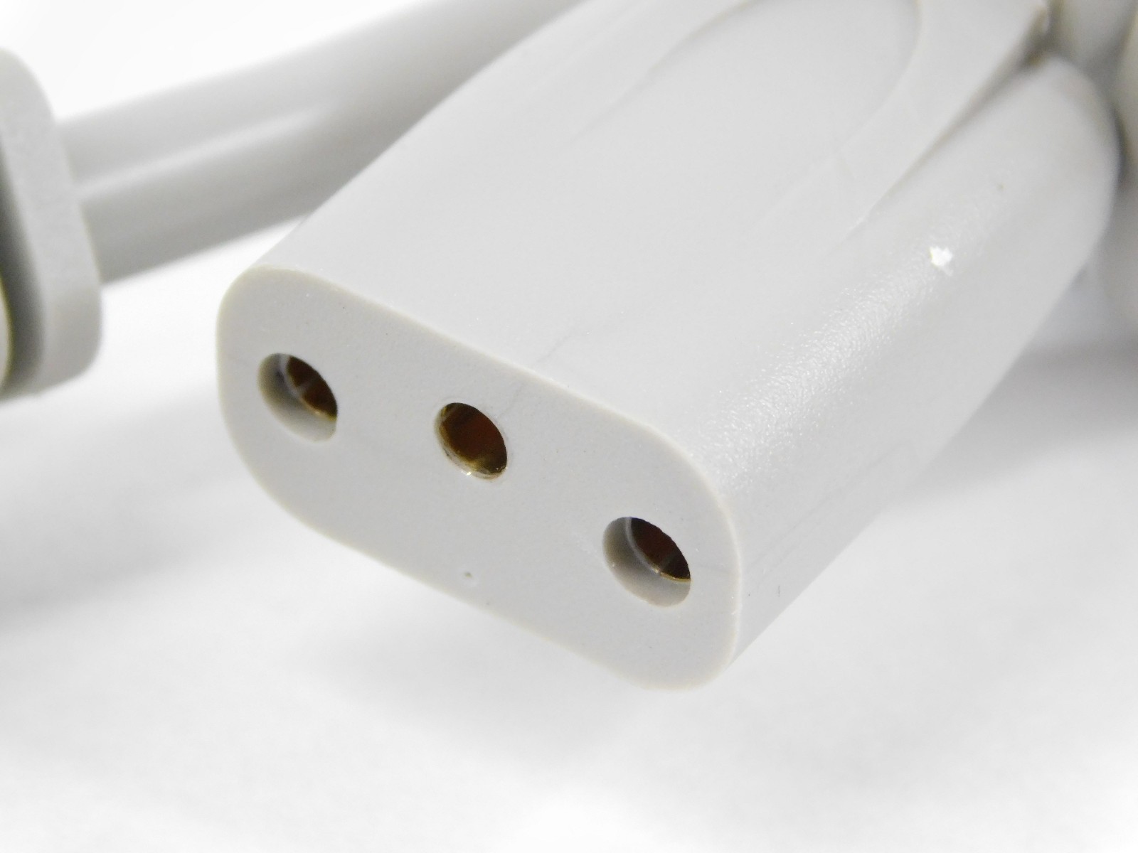 3-Prong Oval AC Power Cord Cable (Belden style for vintage HP and Wurlitzer 200)