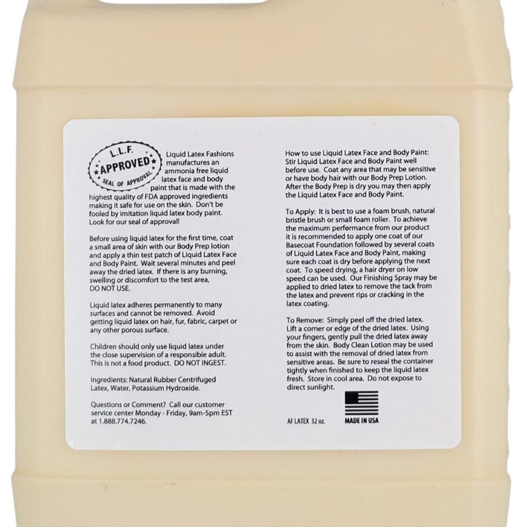 Flesh 32 Fl Oz - Liquid Latex Face and Body Paint, Make Scars and More!
