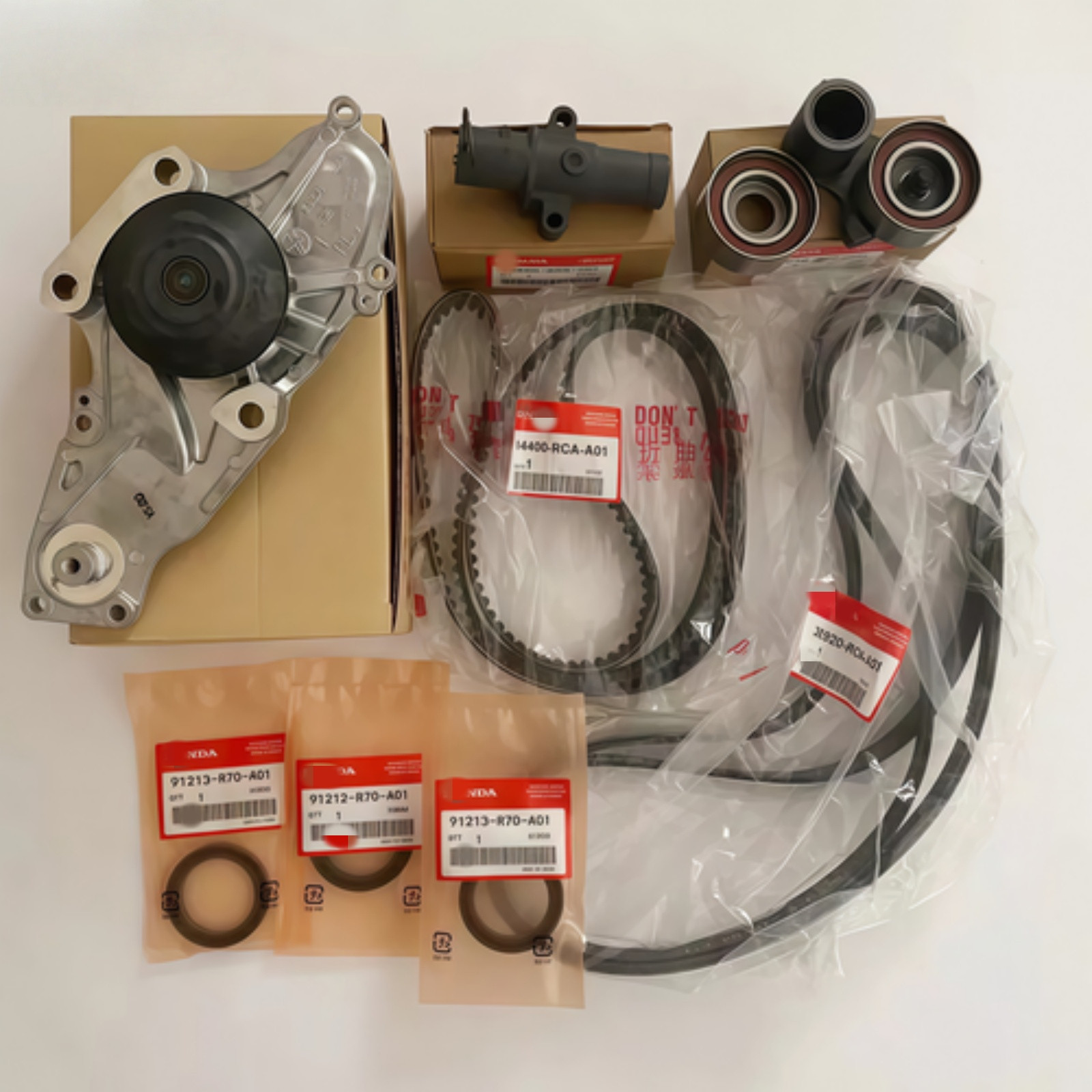 OEM 19200-RDV-J01 Timing Belt Kit with Water Pump for Accord Odyssey V6