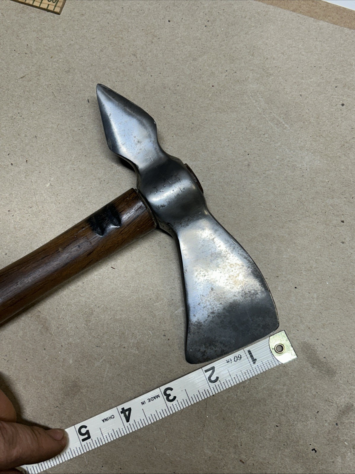 Vintage Native American Indian Style Tomahawk w/ Original Handle Used Nice