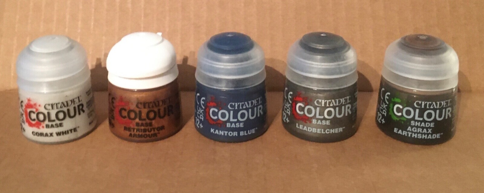 Warhammer AOS Stormcast Eternal Paint Lot - Citadel Retributor Armor Leadbelcher