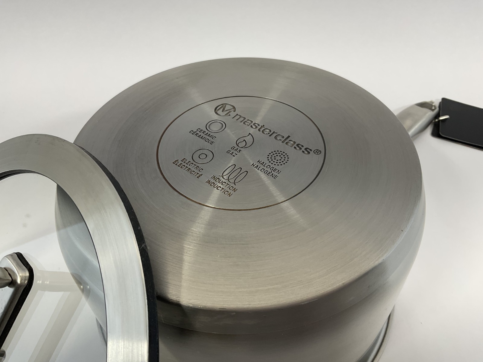 Masterclass Cookware Stainless Steel 2.5-qt 7" Saucepan Dented New