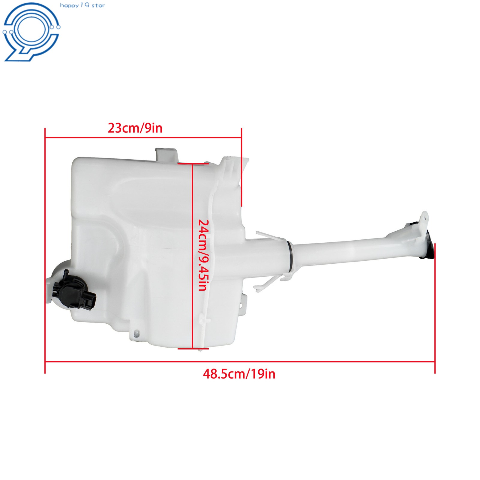 For Toyota Corolla 2014-2019 Windshield Washer Reservoir Tank Cap & Pump