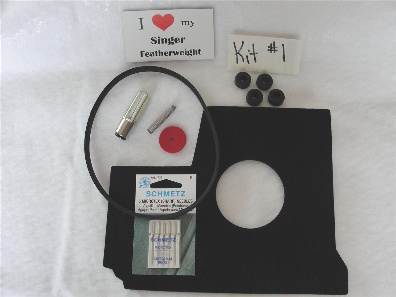 FRESHEN UP YOUR SINGER FEATHERWEIGHT SEWING MACHINE - " KIT #1 "