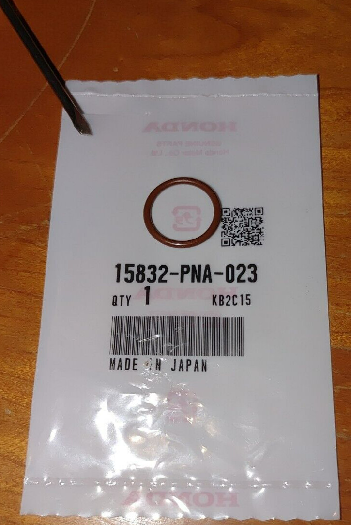 Genuine Honda VTC O Ring Oil Control Valve I-VTEC K Series NEW 15832-PNA-023