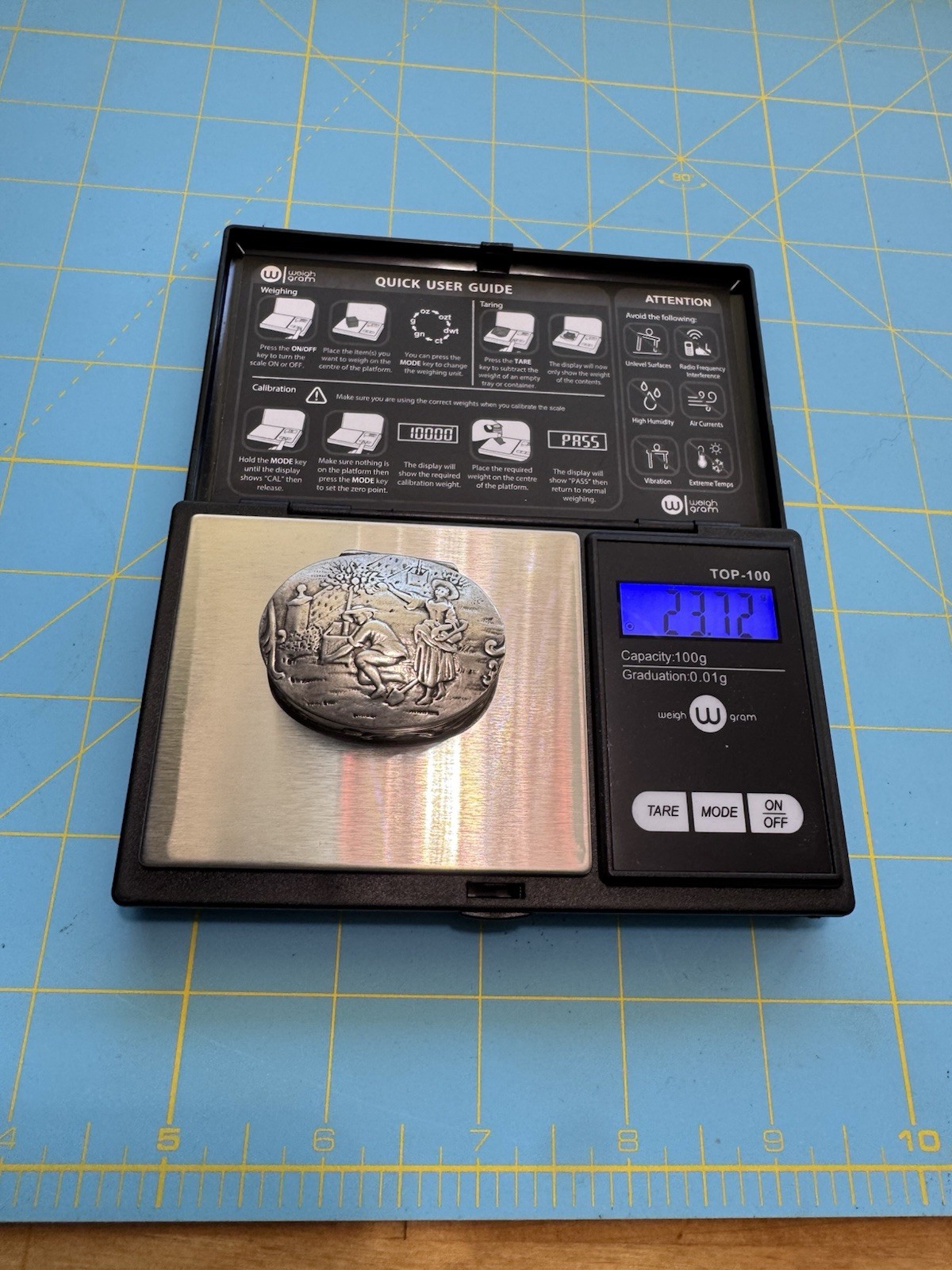 Hanau German 800 Silver Snuff Box – Friedrich Reusswig c.1903–1926 – Repoussé