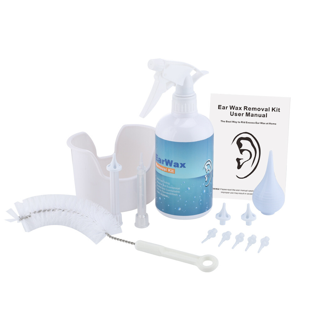 Ear Wax Removal Tool Kit Earwax Remover Irrigation Cleaner Bottle Flush System