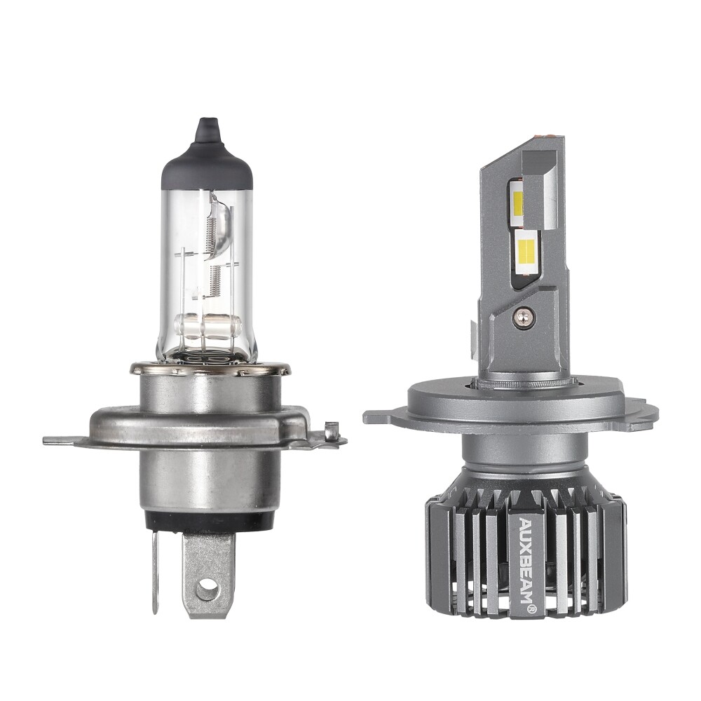 2x AUXBEAM H4 9003 LED Headlight Bulbs CANBUS High Low Beam 20000LM Super Bright