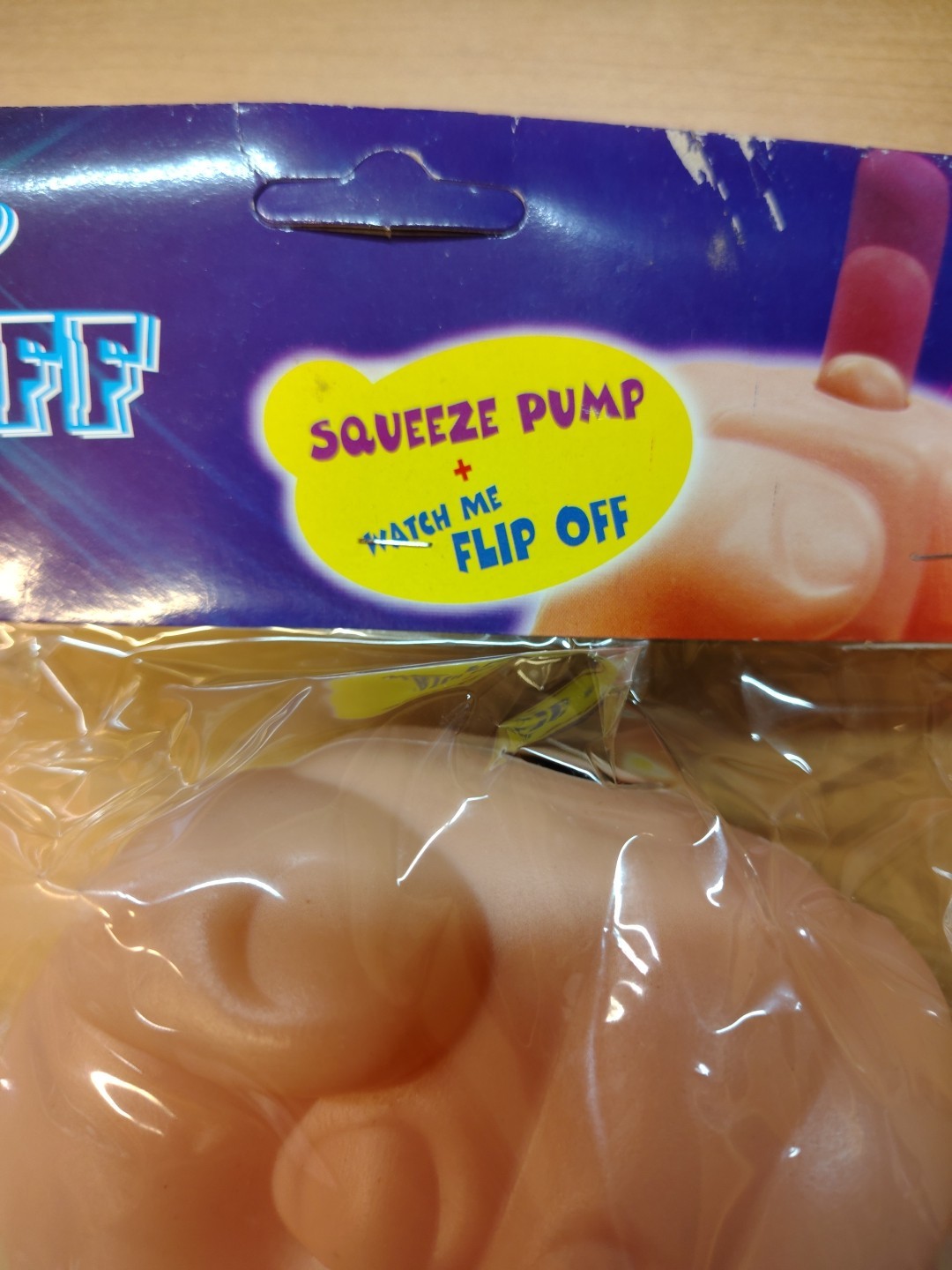 Flip Off Middle Finger Gag Gift