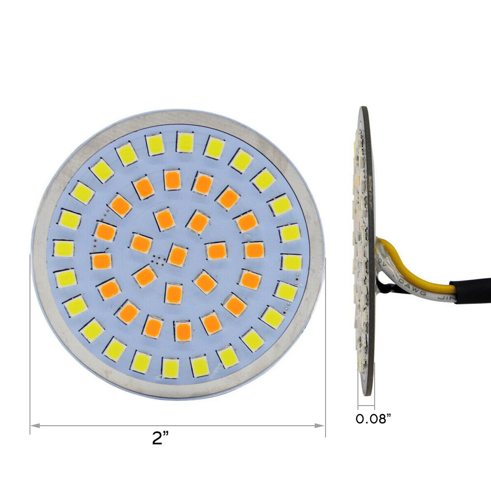LED Turn Signal Light Smoke Lens For Harley Street Glide Road King Ultra Classic