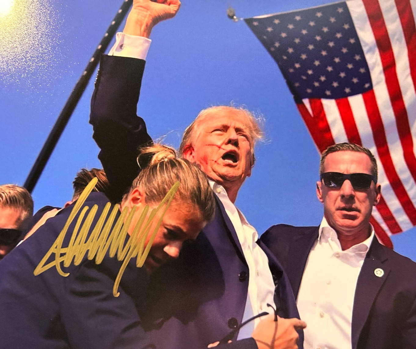 President DONALD TRUMP Signed 8x10 inch MAGA Original Authentic Autograph w/COA