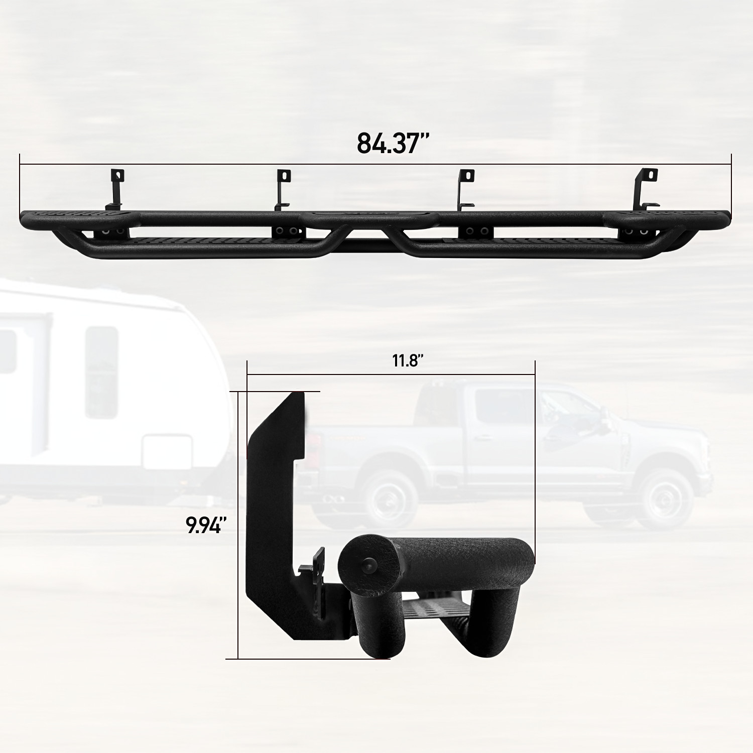 Vijay Fit 2019-2025 GMC Sierra 1500 Extended Cab Running Boards & Step Bars