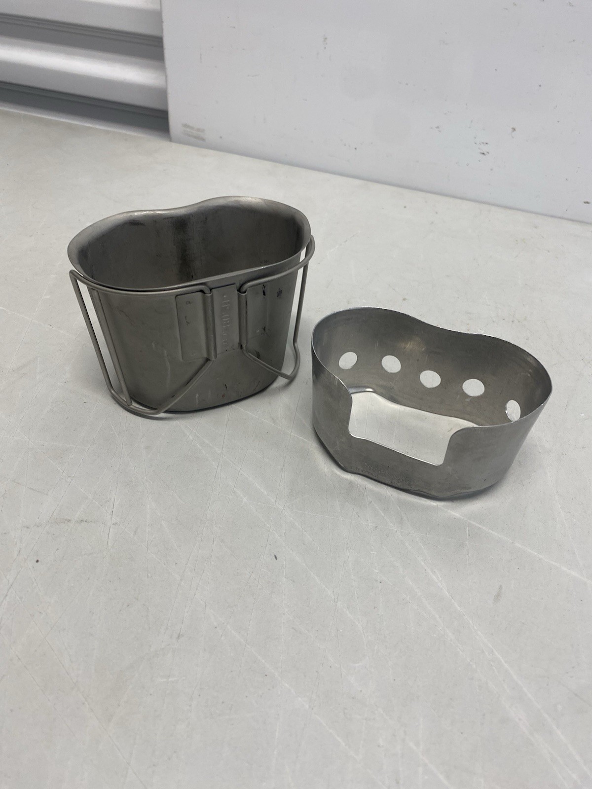 Genuine USGI Military Issued Canteen Cup & Stove