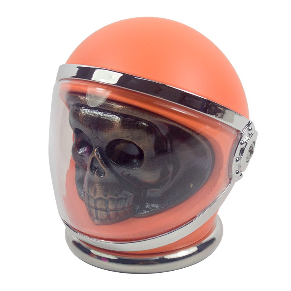 3" 4 PC 3D Copper Metal Skull in Helmet Tobacco Herb Spice Grinder Smoke Crusher