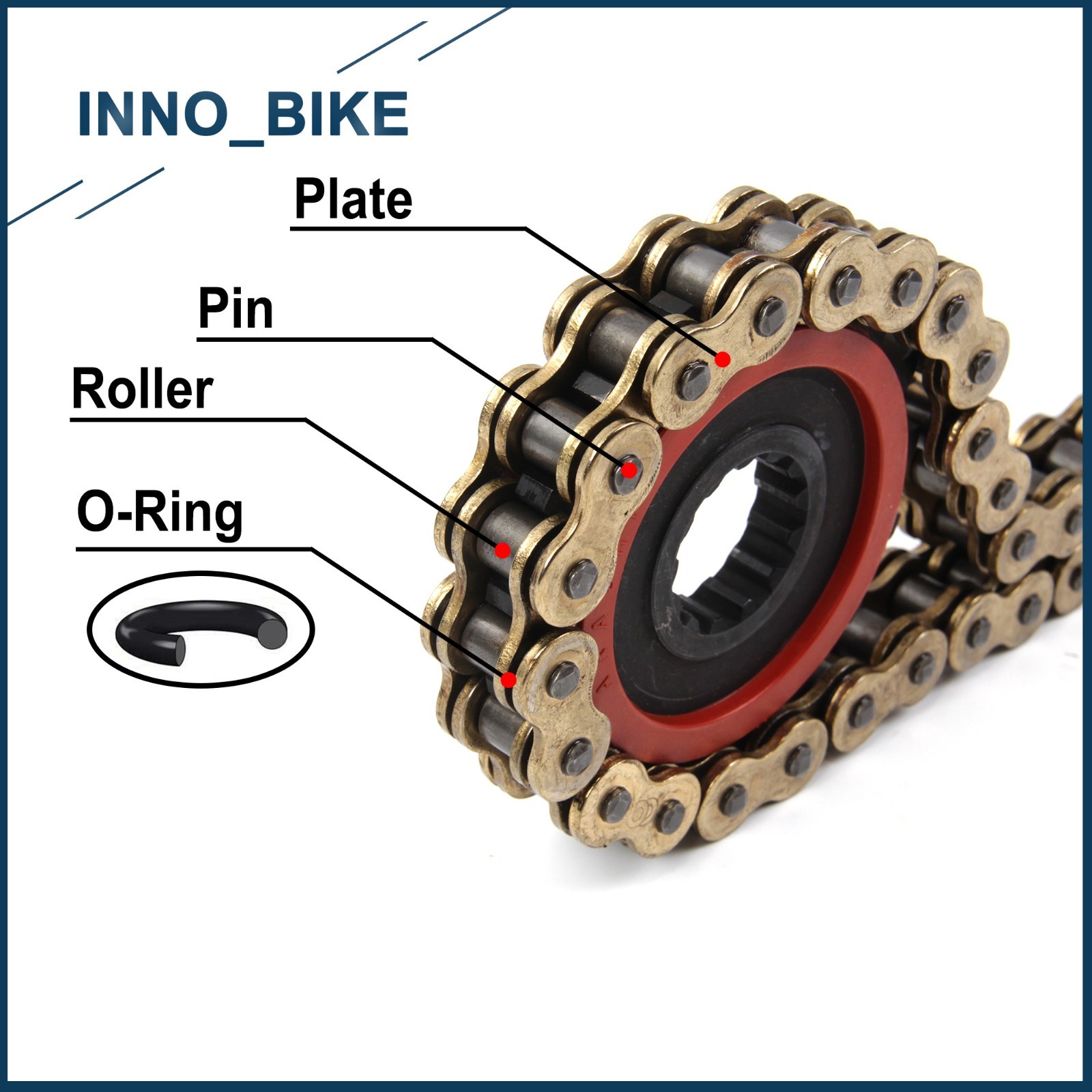 530 150 Links O-Ring Extended Drive Chain For Suzuki Hayabusa GSX1300R 1999-2025