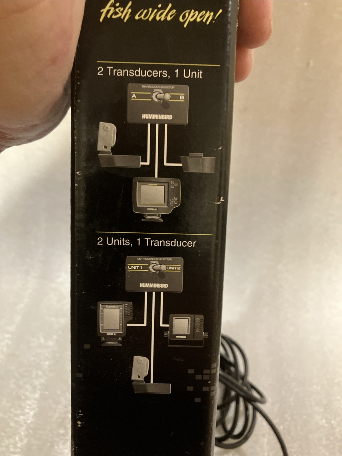New Old Stock Hummingbird SS1-6 Switch For 1 Unit To 2 Transducers.