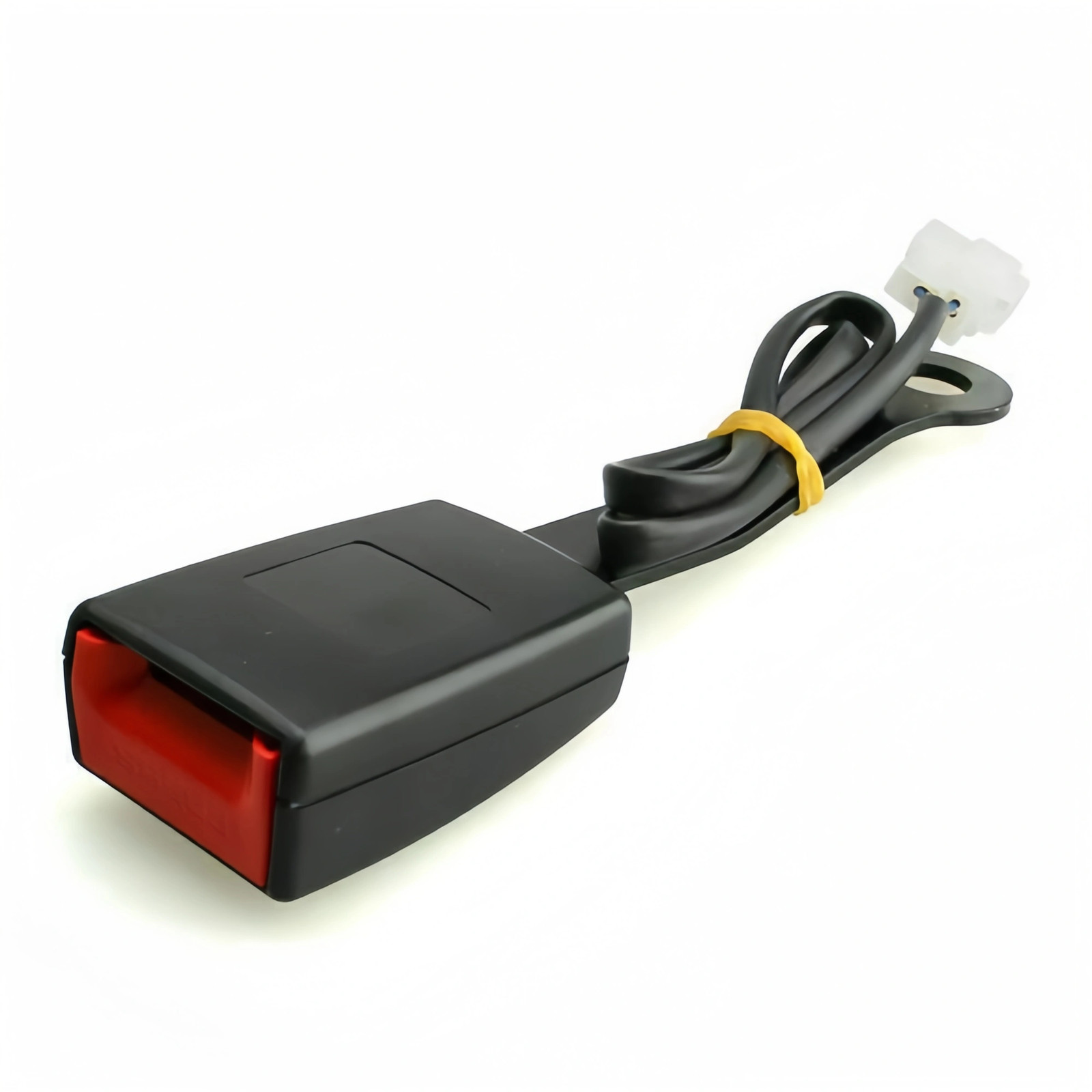 Car Seat Belt Latch Buckle Safety Belt Buckle Plug Adapter w/ Warning Cable NEW