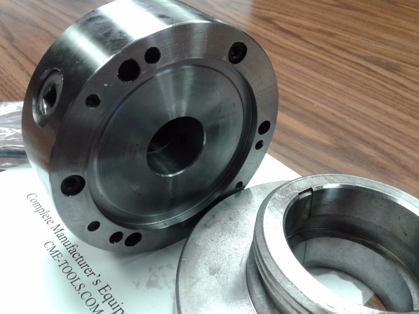 5C Collet Chuck with L00 semi-finished adapter plate,Chuck Dia. 5" #5C-05F0