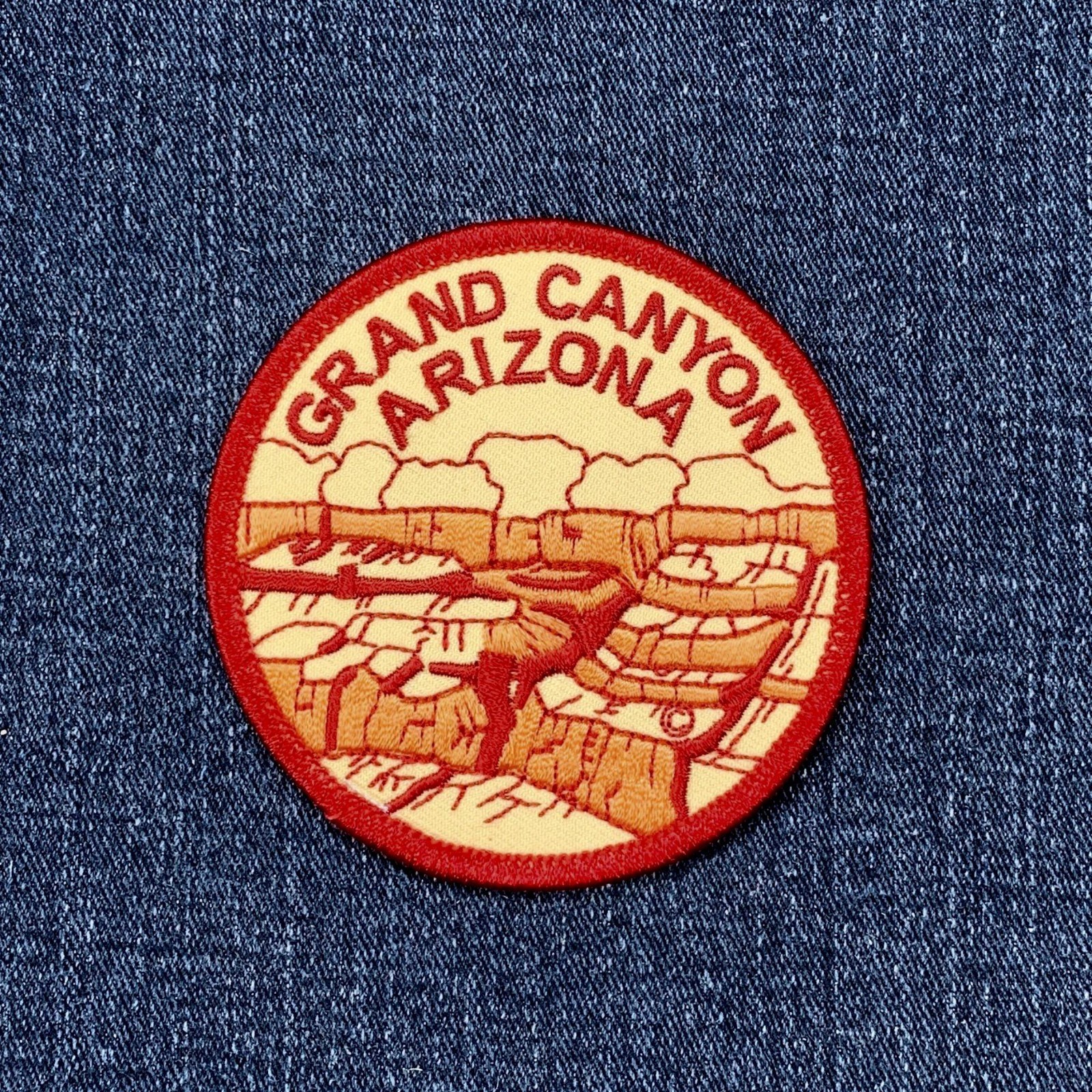 Grand Canyon Patch - Embroidered National Park Arizona Badge 3" (Iron On)
